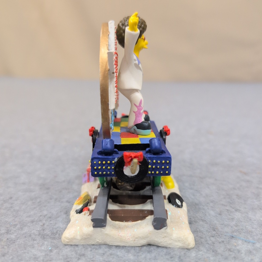 The Simpsons Disco The Halls Christmas Express Disco Stu Sculpture 2004 - Picture 4 of 5